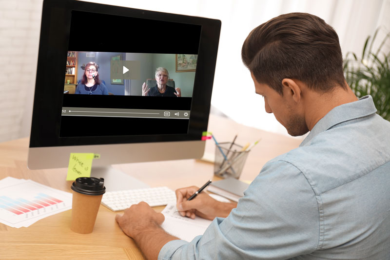 ManWatchingFoundationalSelfPacedOnlineTraining Man Watching Foundational Self Paced Online Training Course